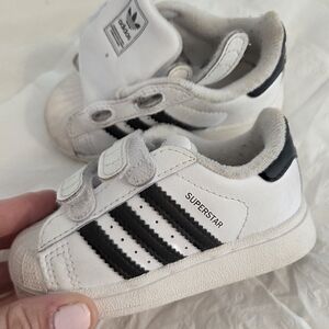 Adidas Superstar Kids Shoes - White and Black